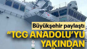 Büyükşehir paylaştı “TCG Anadolu’yu yakından görelim”